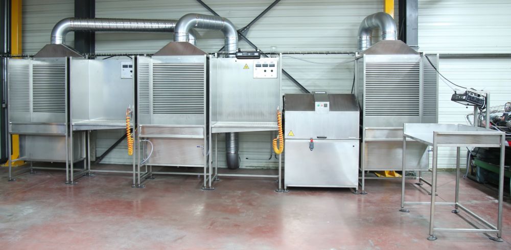 Dye Penetrant Testing line